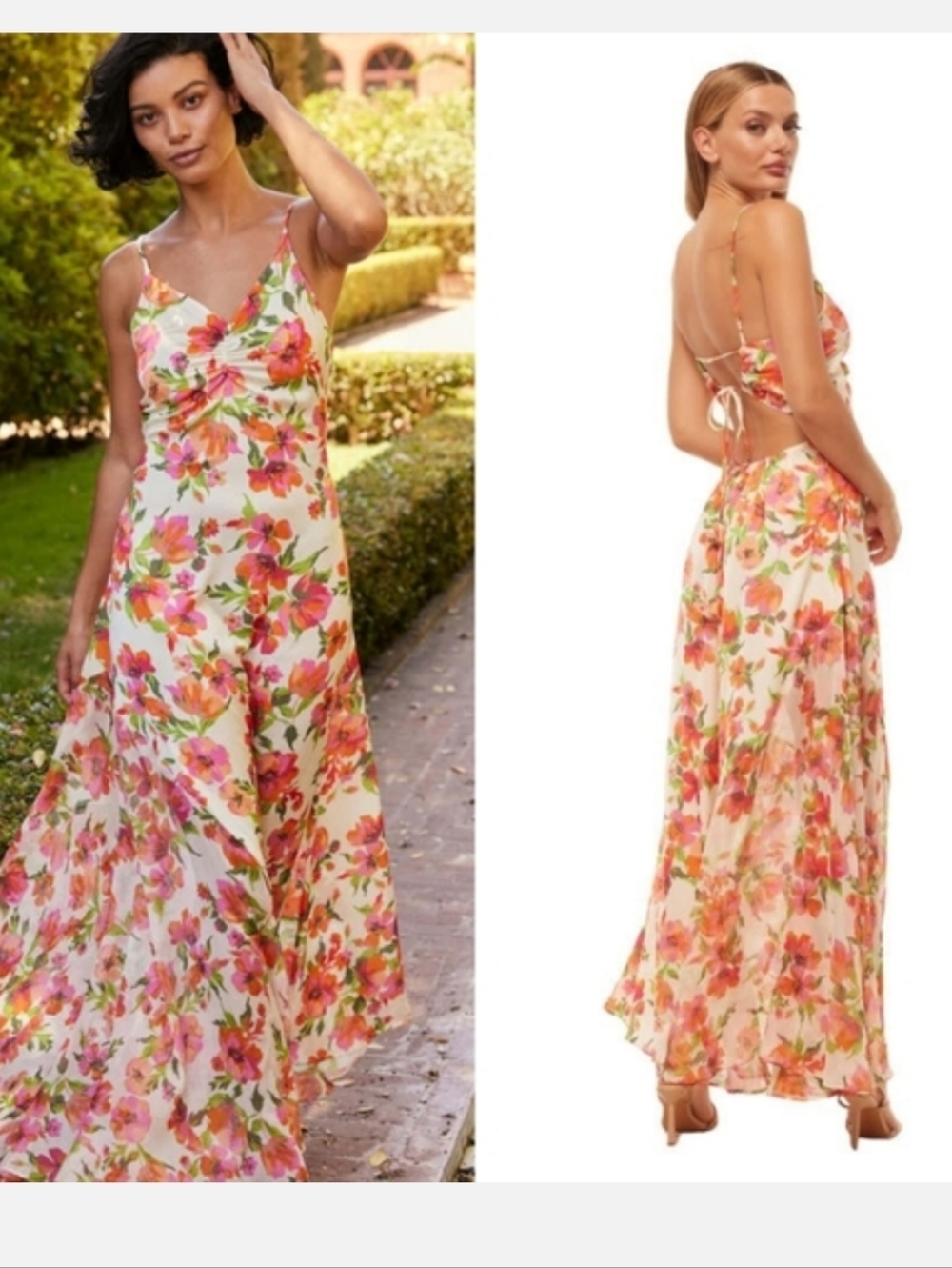 Misa Los Angeles Negine Dress Palmarei Blooms Mix Nwt S